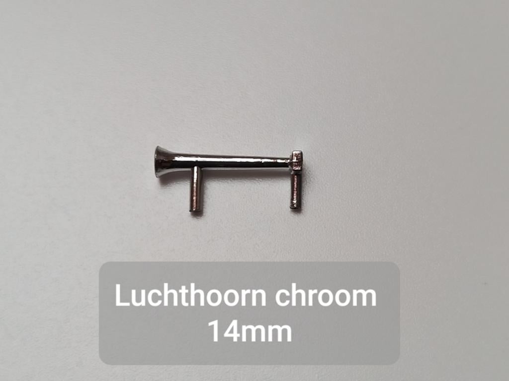 Luchthoorn chroom 14mm, Ophalen of Verzenden, Nieuw, Bus of Vrachtwagen, Tekno