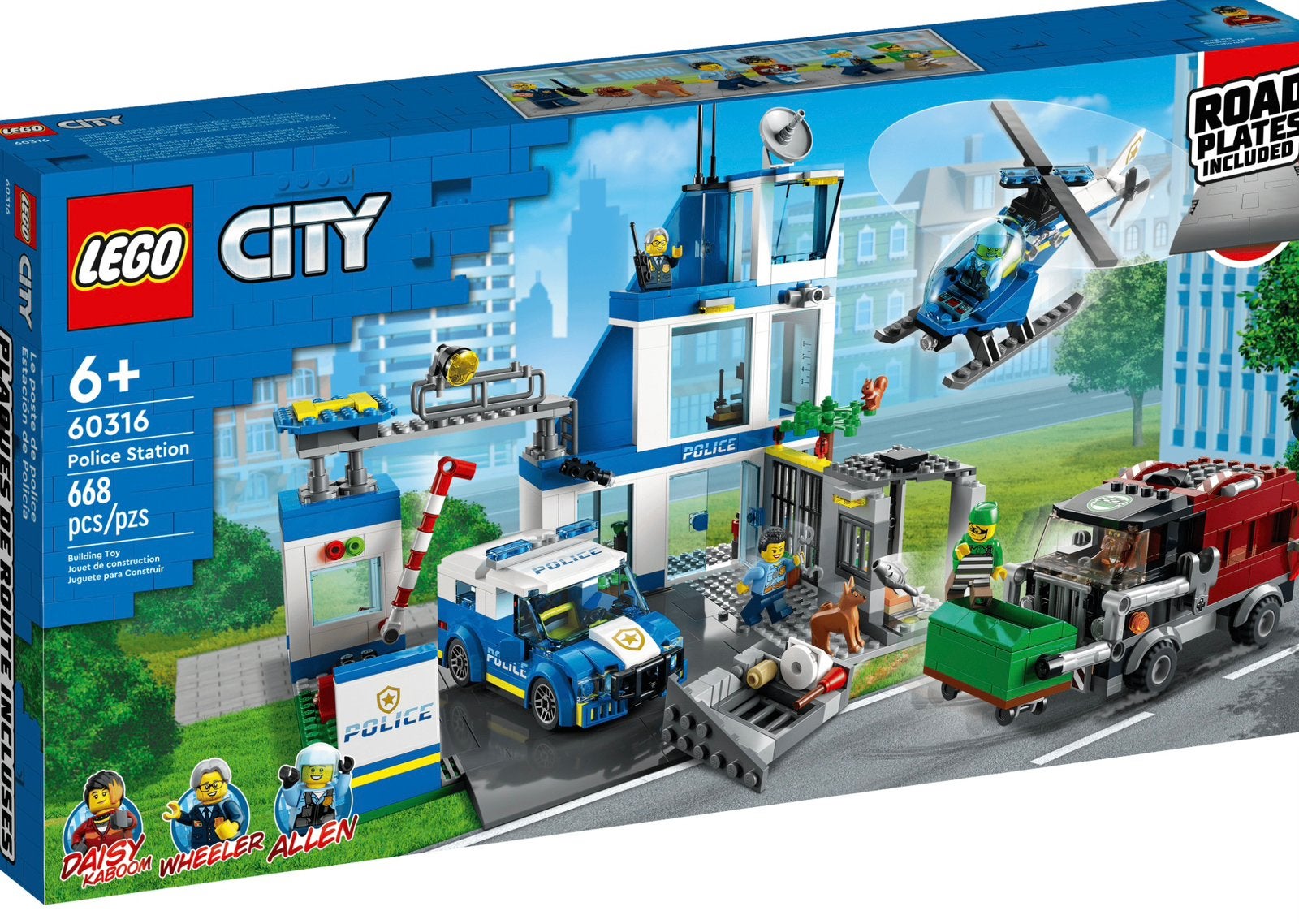 Lego City Politiebureau 60316, Kinderen en Baby's, Speelgoed | Duplo en Lego, Ophalen, City, Lego, Zo goed als nieuw