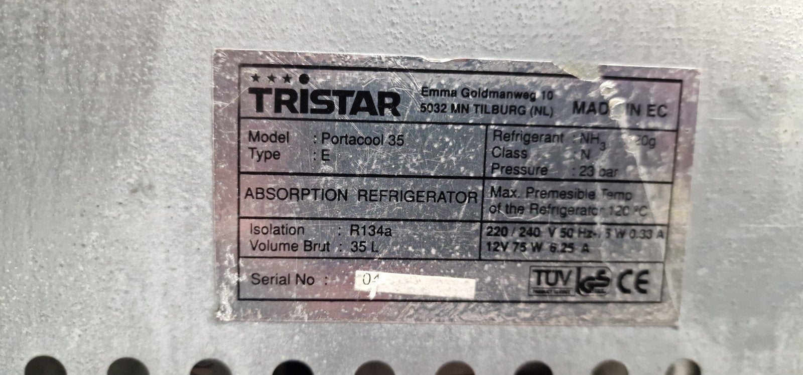 Tristar Portacool 35 elektrische koelbox, Ophalen, Gebruikt, Koelbox, Elektrisch