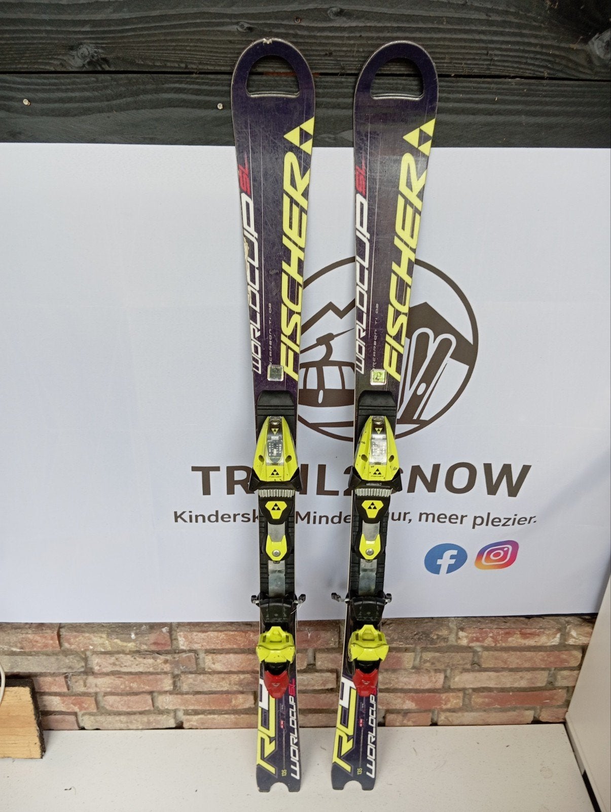 Fischer Worldcup 135 Ski's - Wedstrijd Technologie, 100 tot 140 cm, Ophalen of Verzenden, Skiën, Ski's