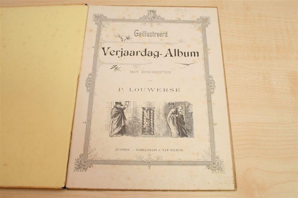 Voor \'t Jonge Volkje [1893] — Antiek Verjaardag-album, Ophalen of Verzenden, Gelezen