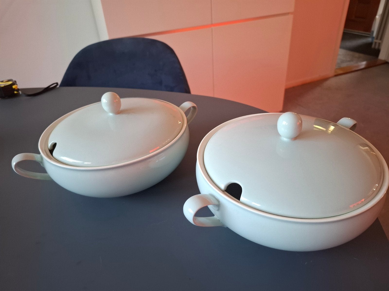 2 Regout dekschalen met deksel - Puntgaaf, Ophalen of Verzenden