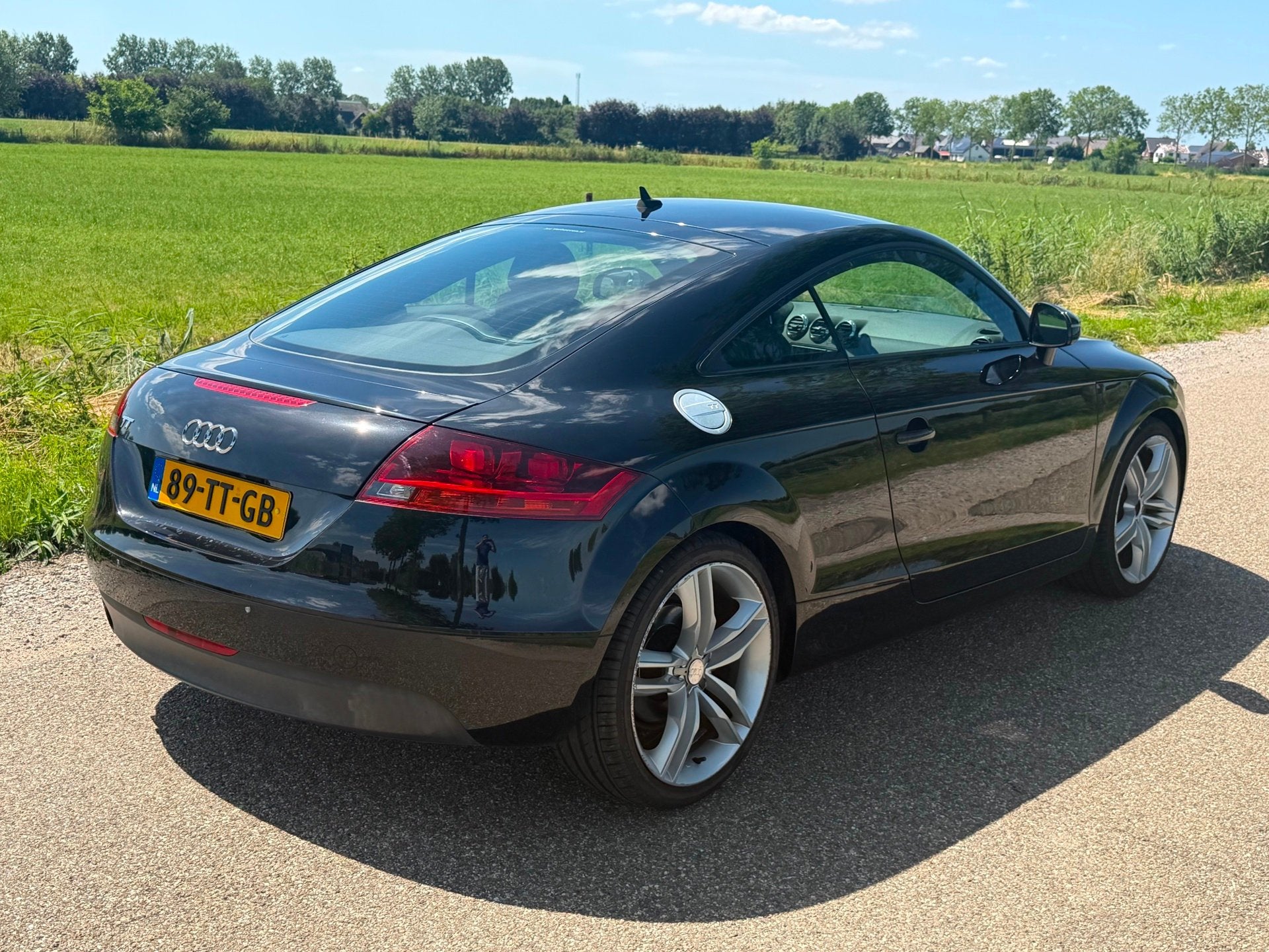 Audi TT 2.0 TFSI Pro Line APK 01-2027 Airco NAP Leder, Gebruikt, Zwart, 4 cilinders, 1984 cc