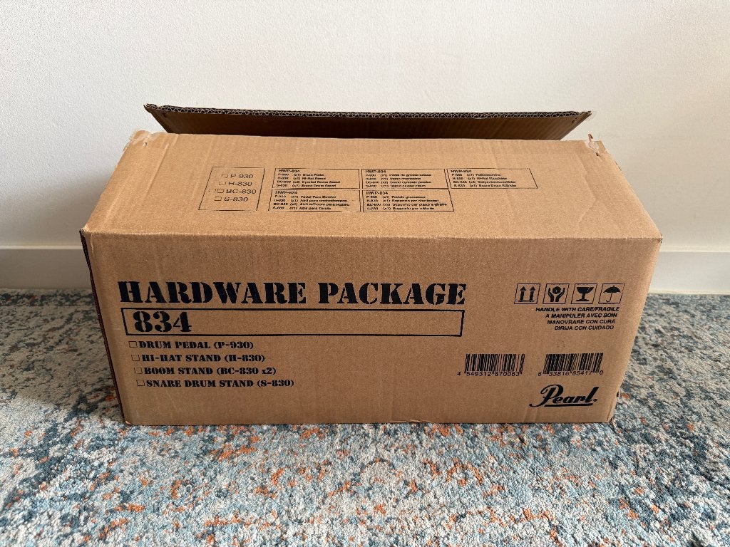 Pearl HWP-834 hardwarepack, nieuw uit doos, Muziek en Instrumenten, Drumstellen en Slagwerk, Pearl, Ophalen of Verzenden, Pearl Drums