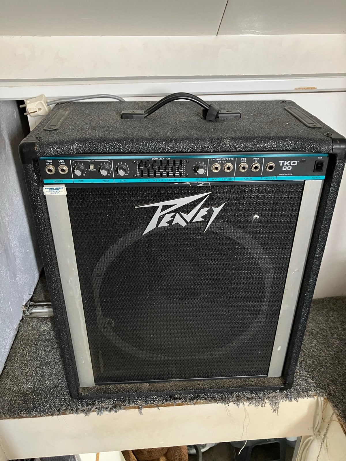 Peavey TKO 80 Basgitaarversterker - Vintage Krachtpatser, Muziek en Instrumenten, Versterkers | Bas en Gitaar, Ophalen, Gebruikt
