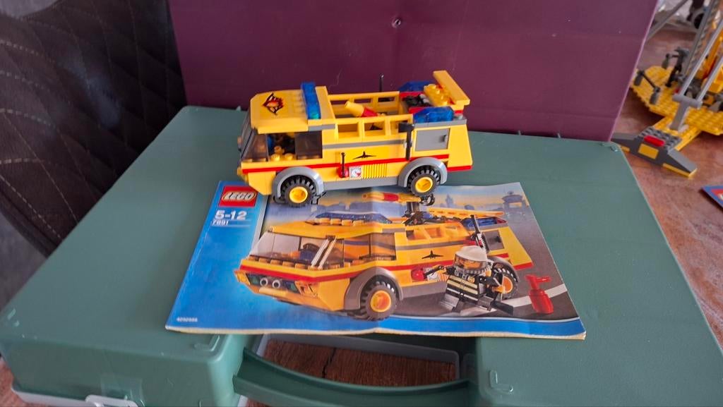 Lego City Brandweerwagen 7891 met instructieboekje, Ophalen of Verzenden, Gebruikt, Complete set, Lego