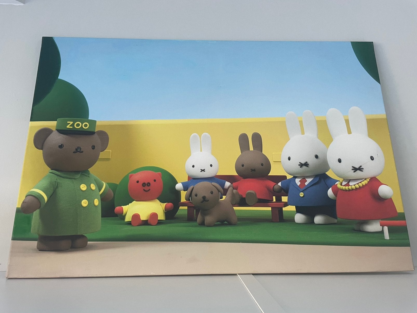 Nijntje schilderij op doek, Ophalen