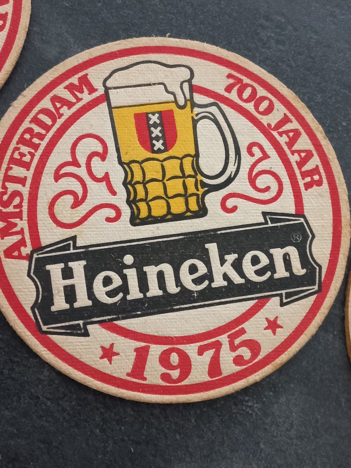 Vintage Heineken en Amstel Viltjes - Bier Viltjes Collectie, Ophalen of Verzenden, Zo goed als nieuw, Viltje(s), Heineken