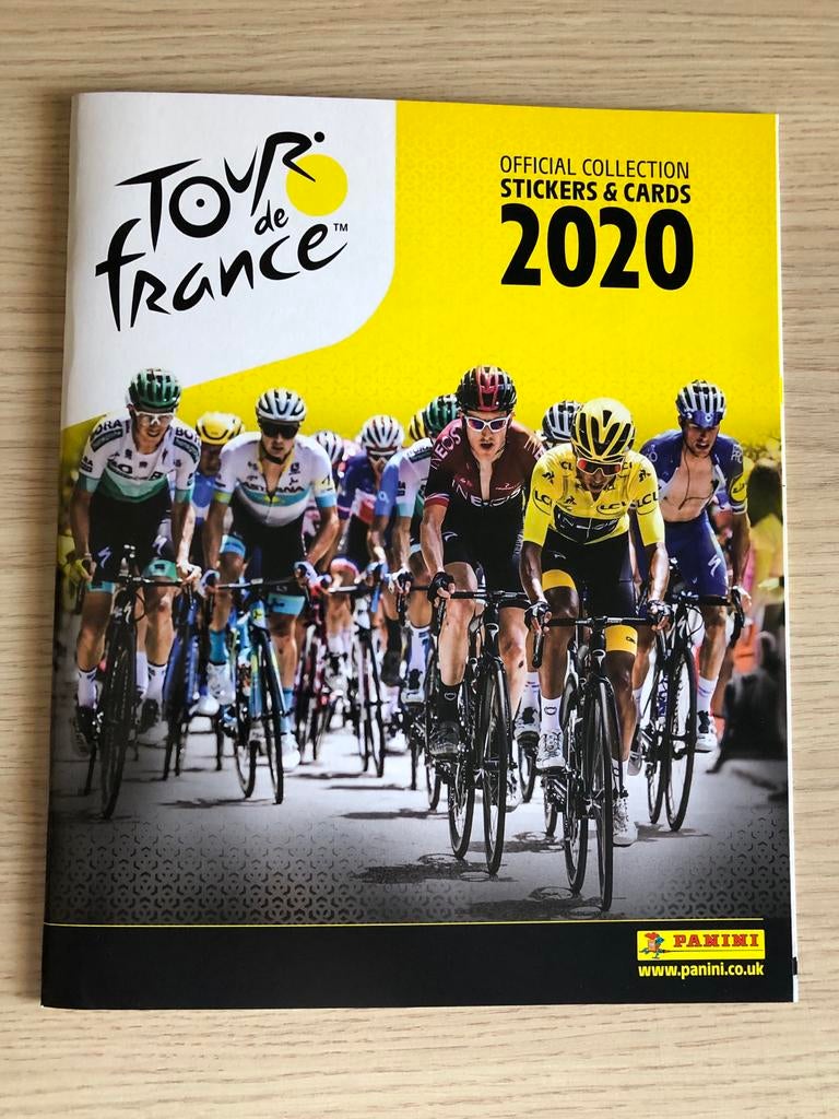 Panini Tour de France 2020 album, Ophalen of Verzenden, Zo goed als nieuw, Stickers en Plaatjes