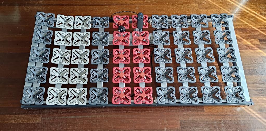 Bedbodem Elektrisch verstelbaar, Ophalen, Gebruikt, 90 cm, Eenpersoons