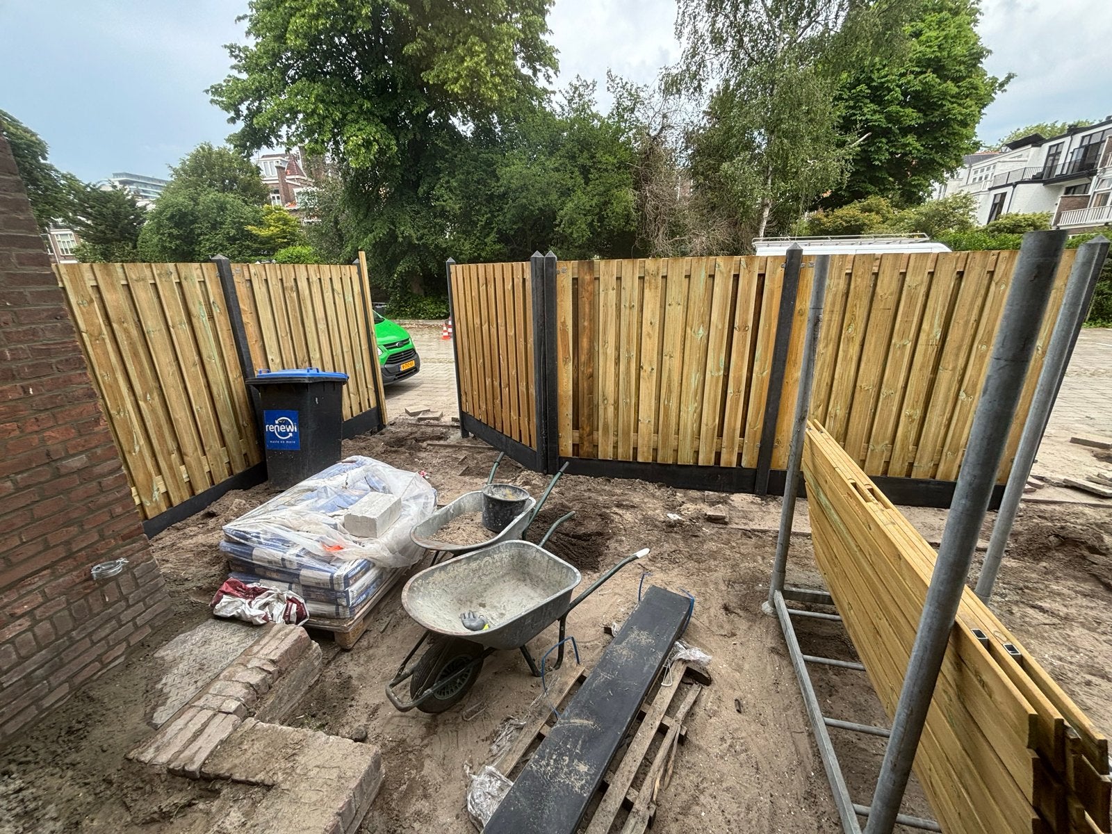 Nieuw Grenen geïmpregneerd scherm 180x180 - MOET NU WEG!, Ophalen, 1 tot 2 meter, Minder dan 3 meter, Nieuw