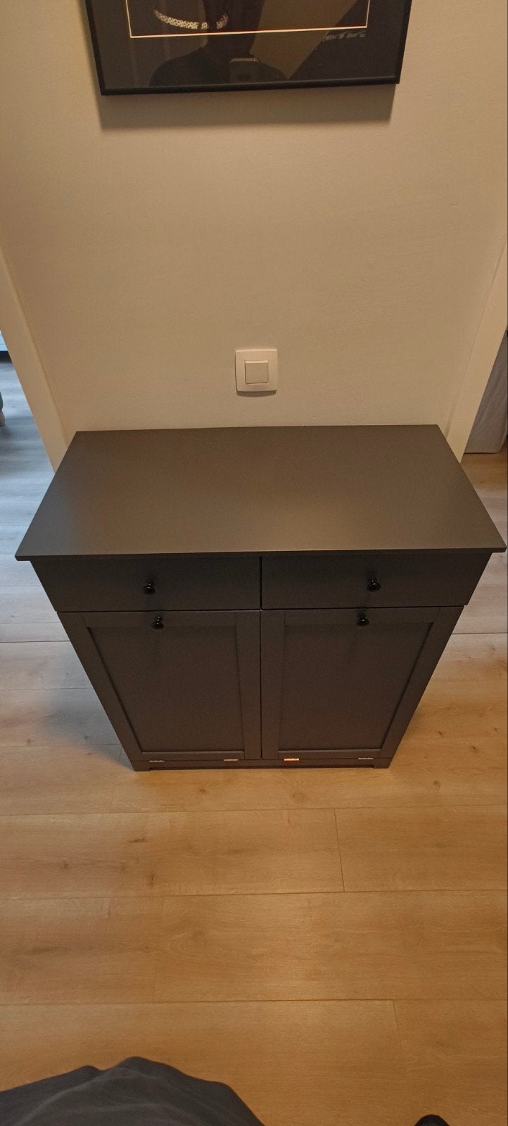SoBuy Kast met 2 wasmanden (45L) - 78x39x91 cm, Huis en Inrichting, Ophalen, Gebruikt