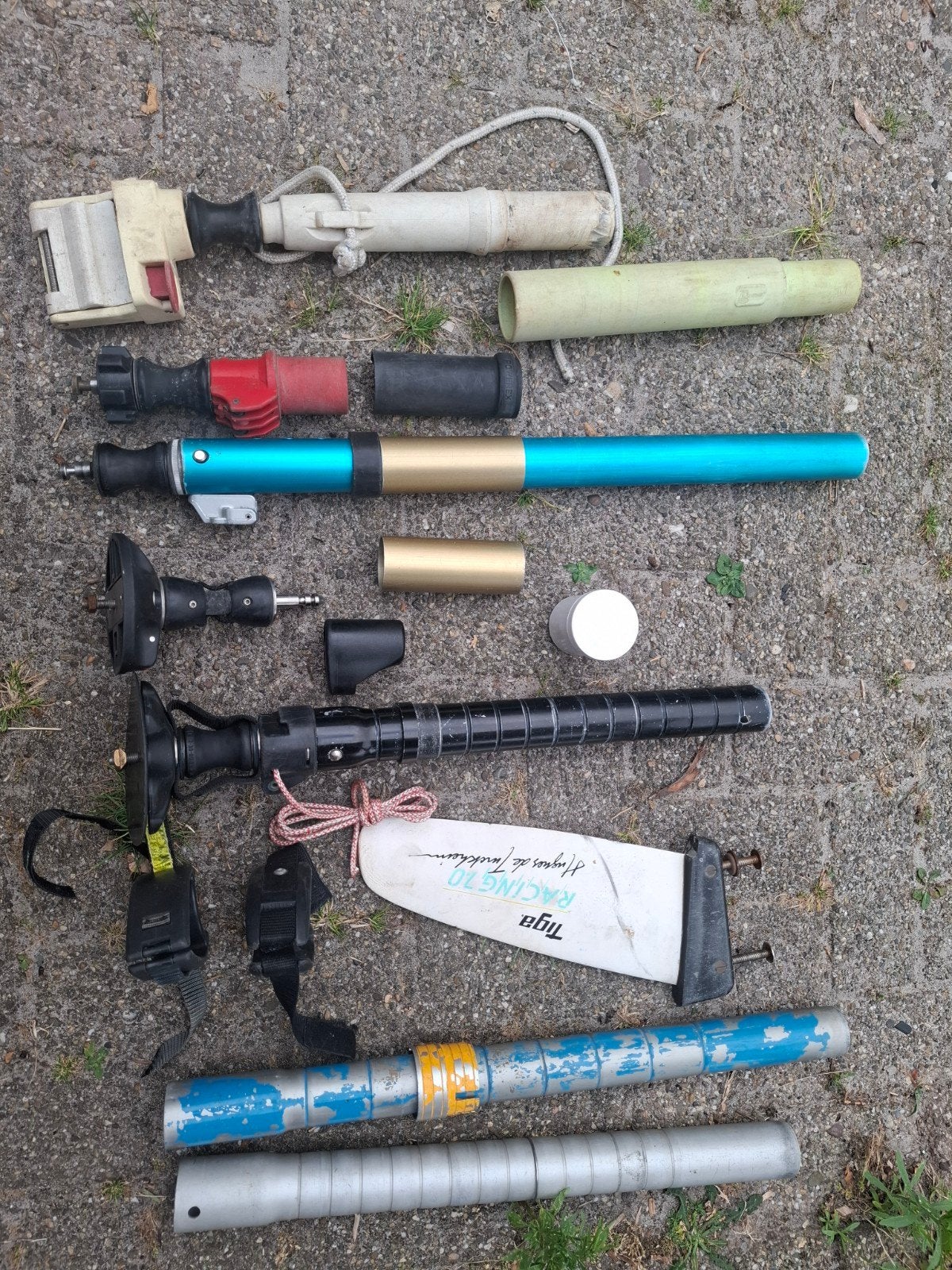 Mastvoeten + verlengers + chambers en tiga vin, Watersport en Boten, Ophalen of Verzenden, Overige typen