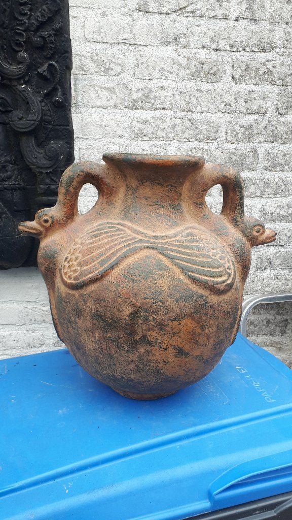 Vintage mexican kruik pot aardewerk jaren 60 zie foto's, Ophalen