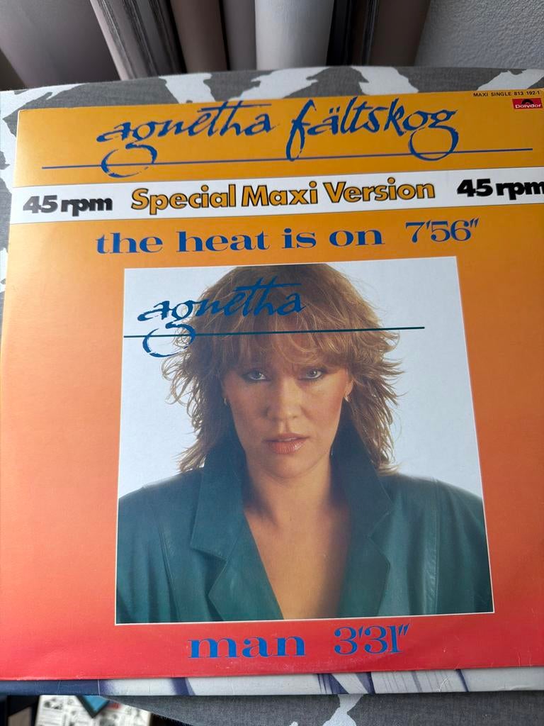 Agnetha Fältskog - The Heat Is On (Special Maxi Version), Ophalen of Verzenden, Zo goed als nieuw