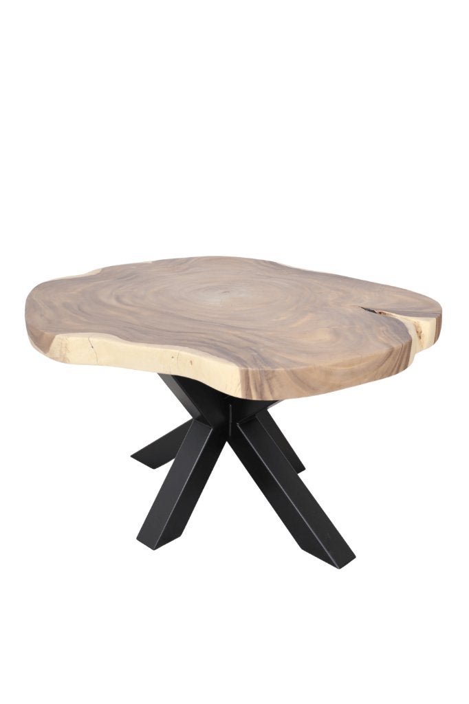 ronde boomstamtafel 140, Rond, Nieuw, Ophalen of Verzenden, Vijf personen of meer