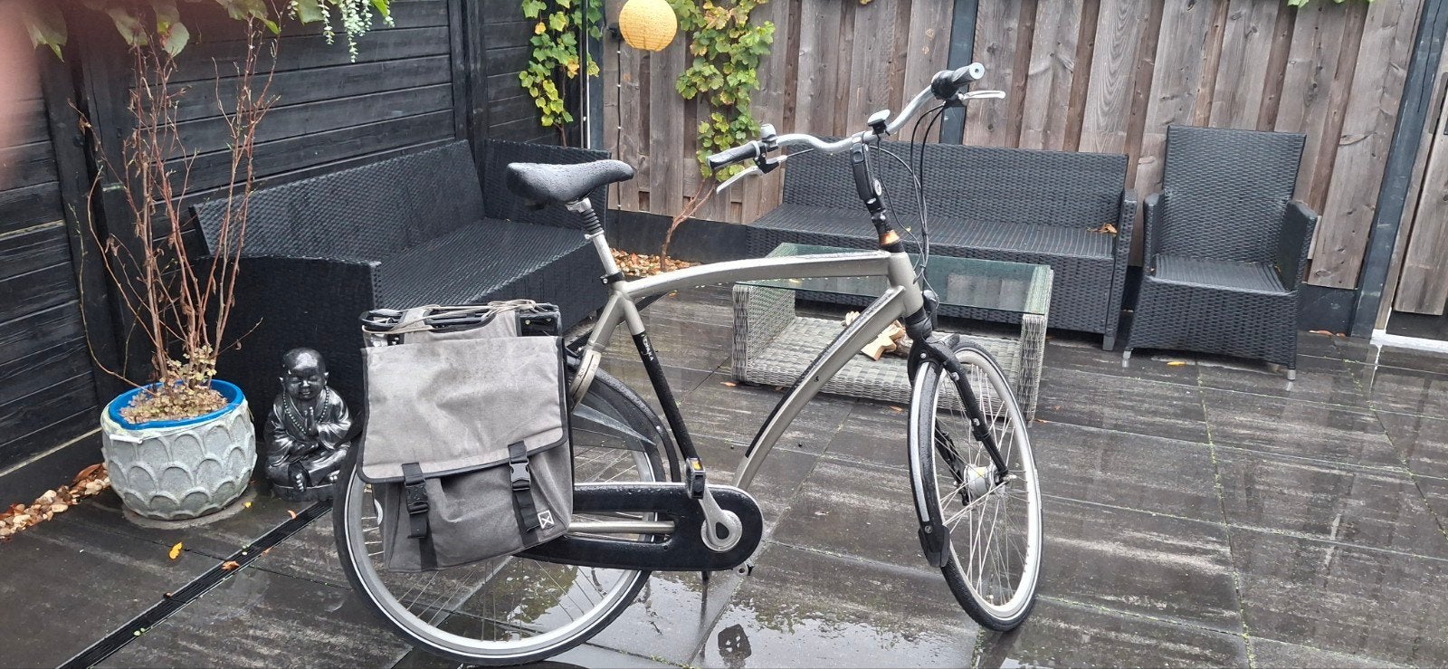 Sparta fiets met 7 versnellingen en fietstassen, Fietsen en Brommers, Ophalen, Sparta, Gebruikt, Versnellingen