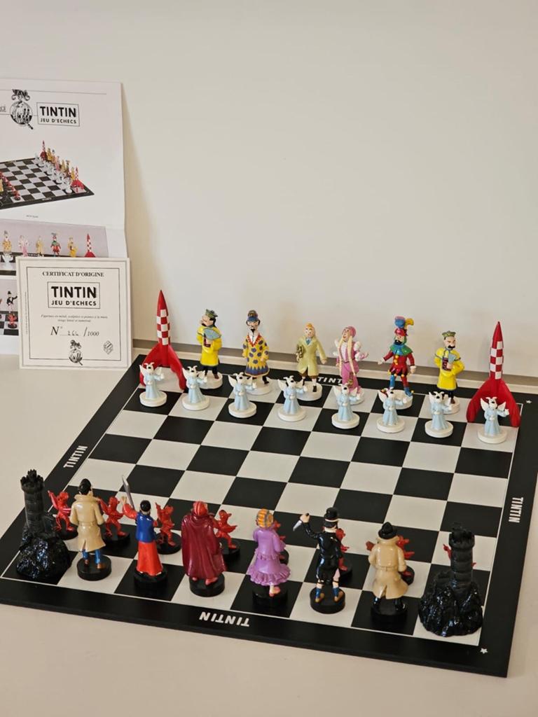 Schaakspel Tintin Moulinsart Pixi, Verzamelen, Ophalen of Verzenden, Kuifje, Zo goed als nieuw, Beeldje of Figuurtje