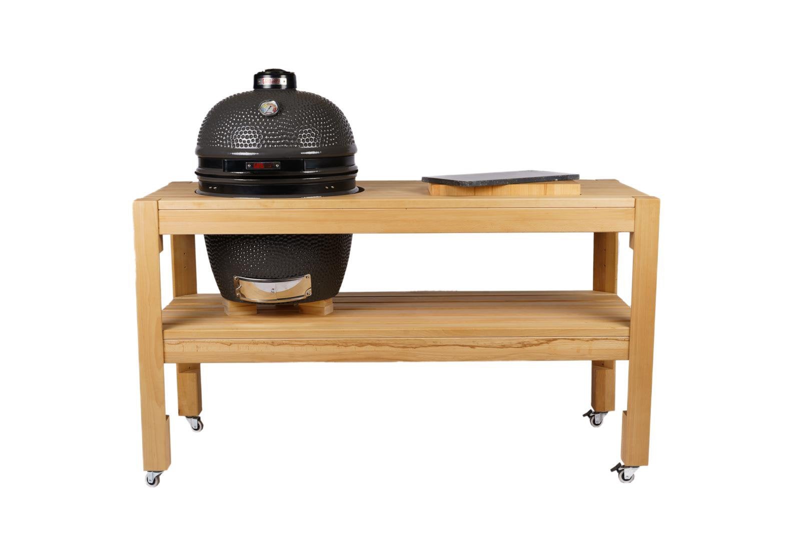 Nieuwe bbq tafel van massief beukenhout incl. snijplank, Ophalen, Nieuw, Houtskool
