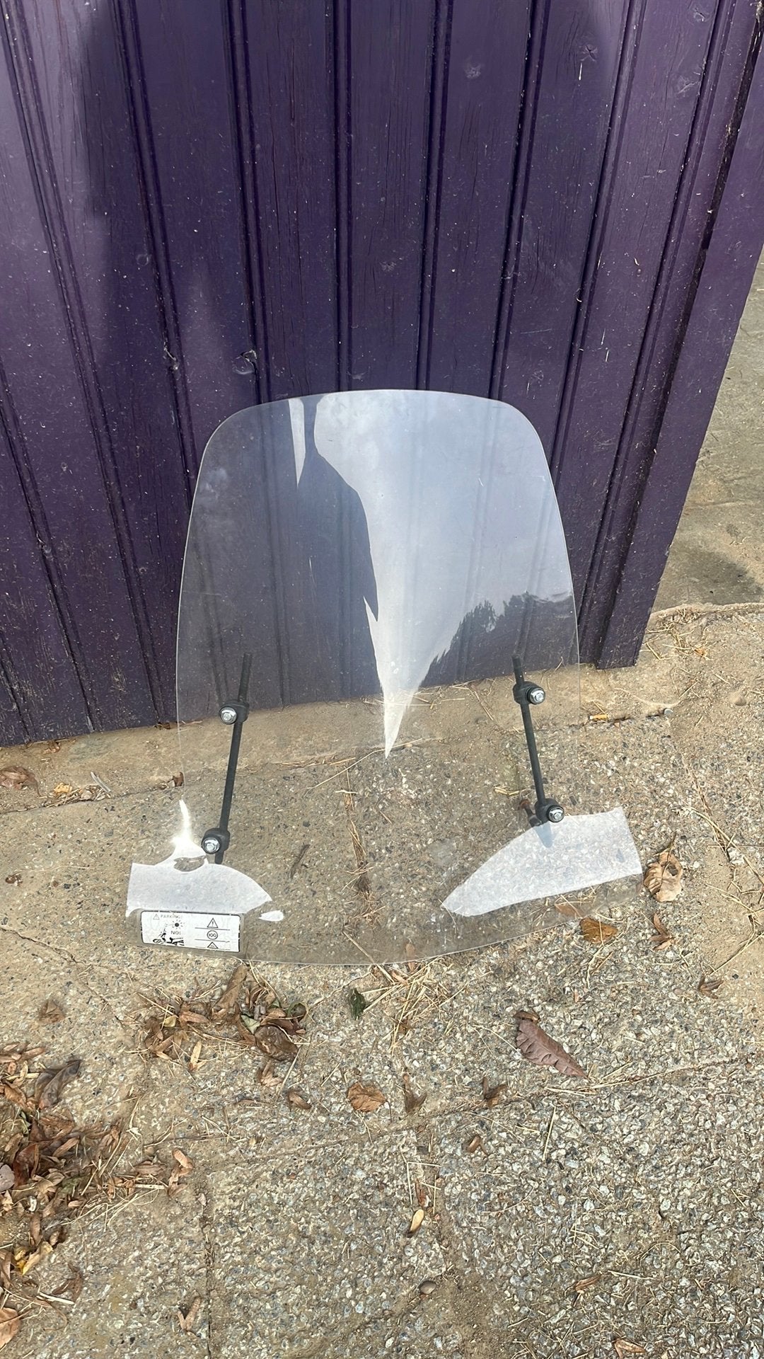 Zip hoog windscherrm, Ophalen of Verzenden, Zo goed als nieuw, Piaggio