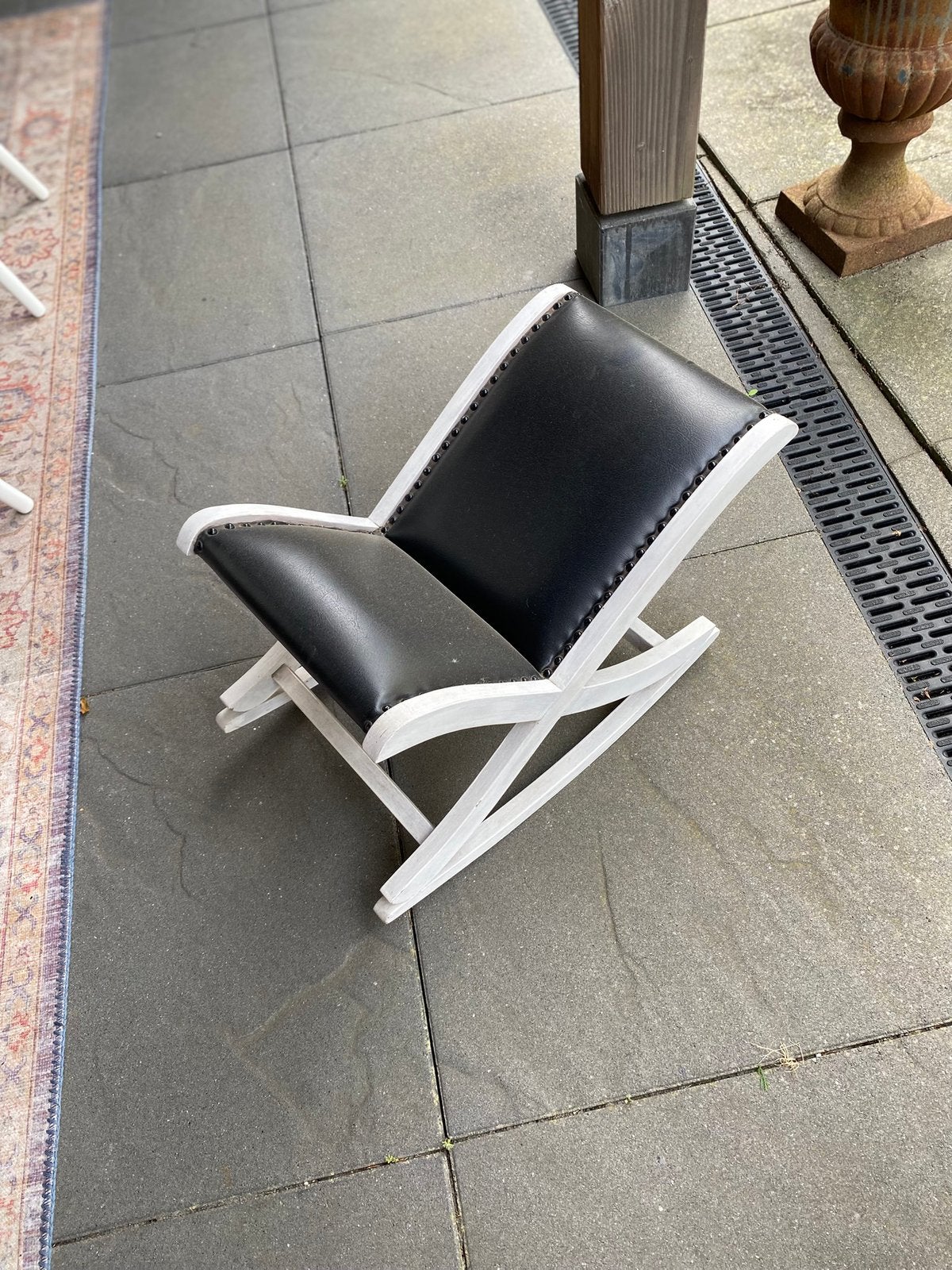 Te koop voetenbank, Ophalen, Minder dan 50 cm, Gebruikt, Rechthoekig