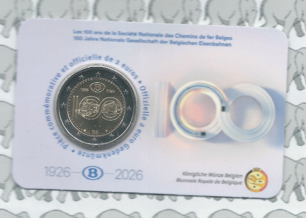 België 2 euro 2026 (36e) (zie omschrijving), Ophalen of Verzenden, België, 2 euro, Losse munt