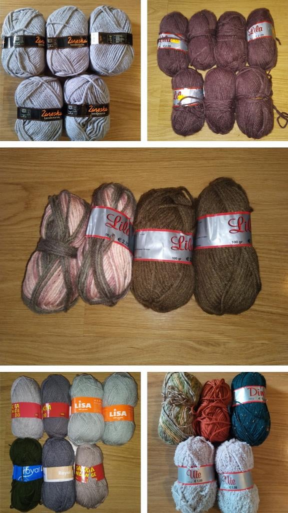 Partij wol. 48 stuks. Van alles wat., Hobby en Vrije tijd, Ophalen of Verzenden, Nieuw, Breien of Haken, Wol of Garen