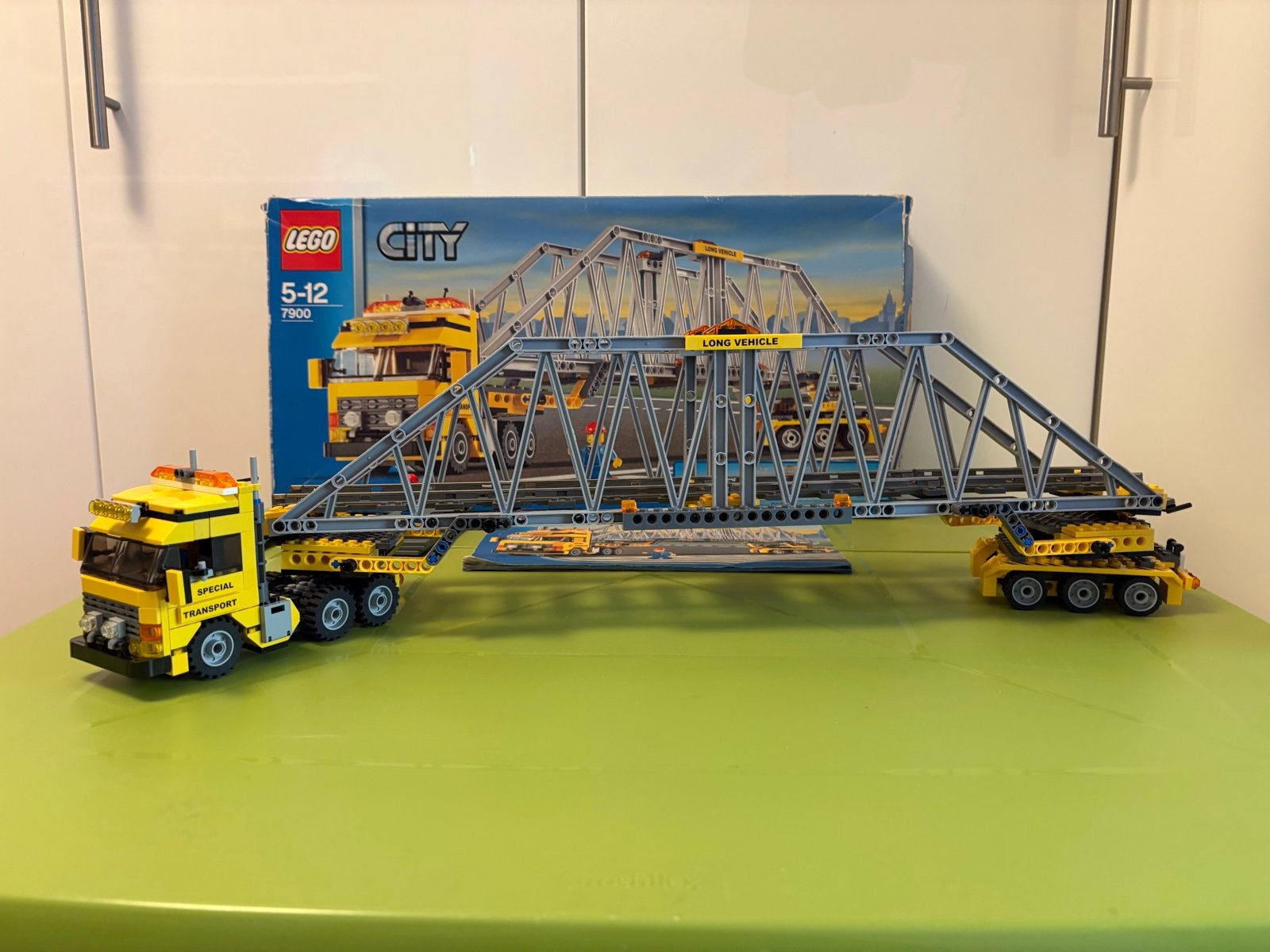 LEGO City 7900 als 9volt Spoorbrug, MOC (eigen creatie), Ophalen of Verzenden, City, Gebruikt