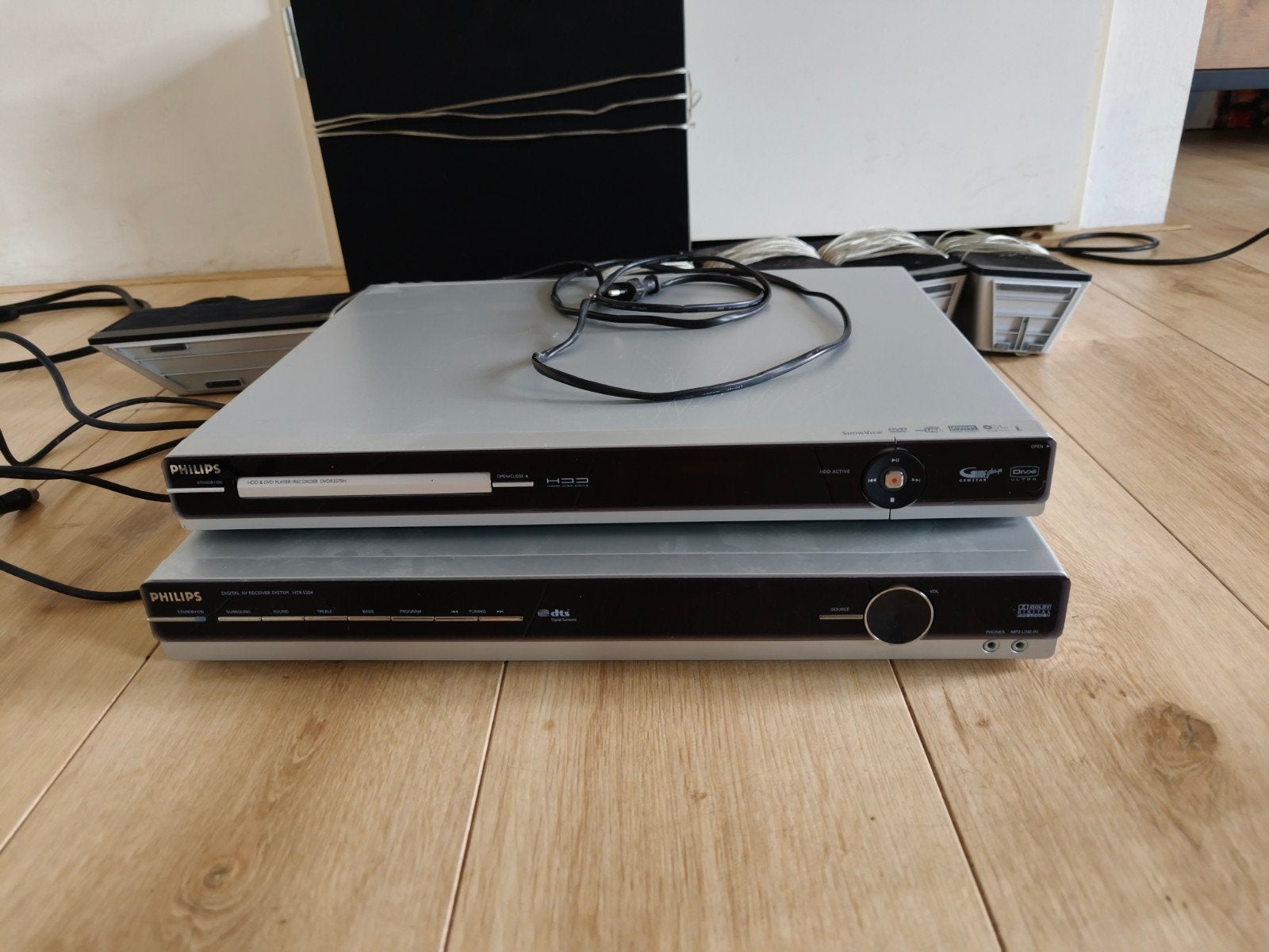 Philips Home Cinema Set (Receiver HTR3304 + DVD-speler) – Co, Ophalen, Philips