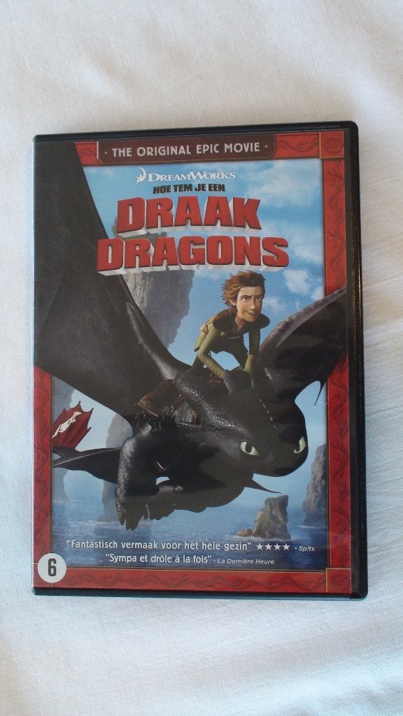 Draak Dragons, Animatie, Alle leeftijden, Ophalen of Verzenden, Zo goed als nieuw