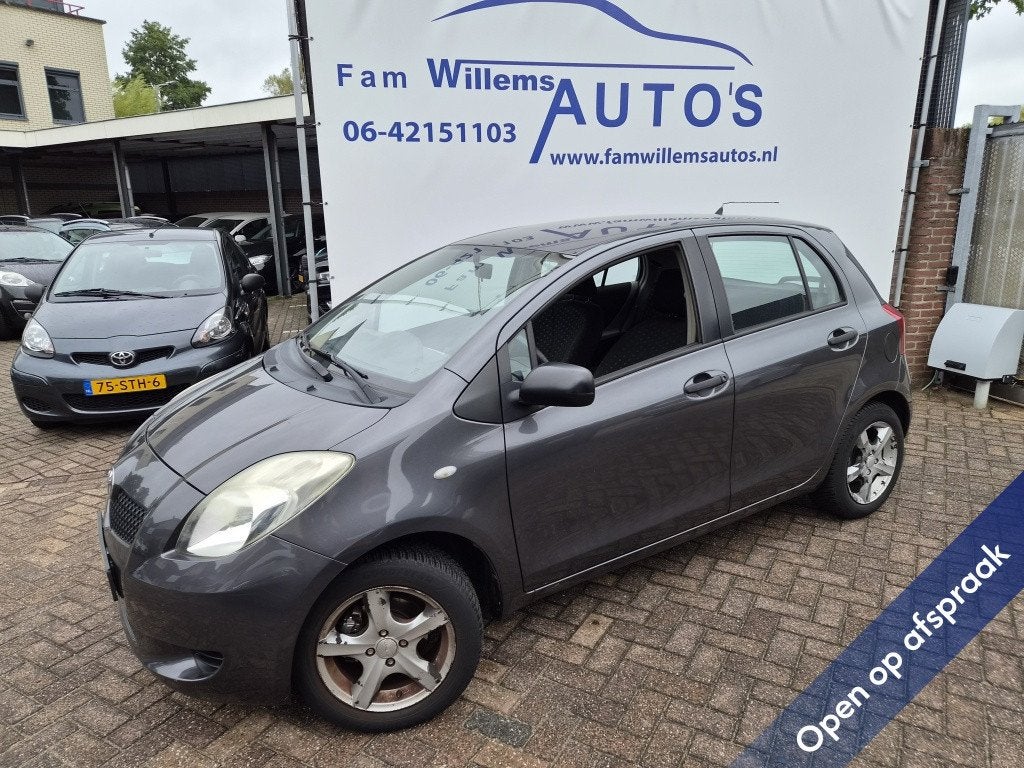 Toyota Yaris 1.0 VVTi + 5 drs Airco (bj 2008), Auto's, Gebruikt, Origineel Nederlands, Bedrijf, Handgeschakeld