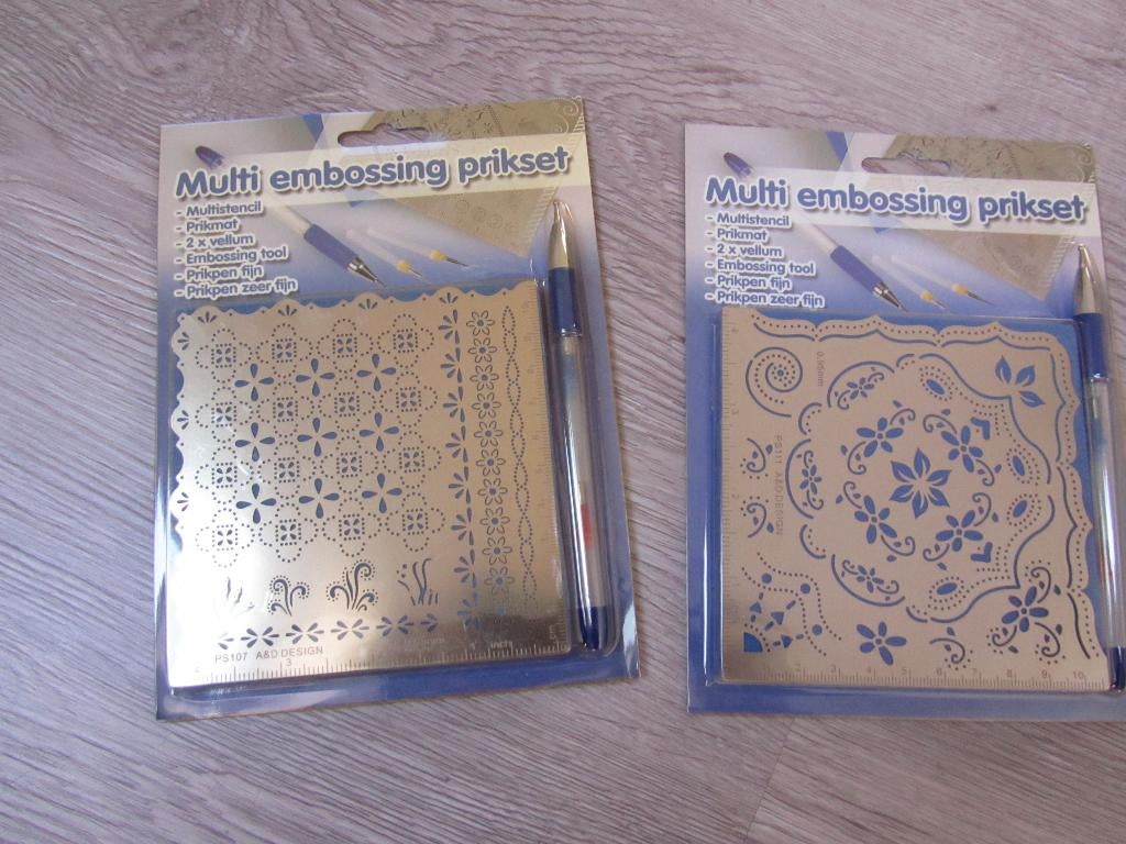 Embossing prikset, Ophalen of Verzenden, Nieuw, Overige thema's, Pons of Mal