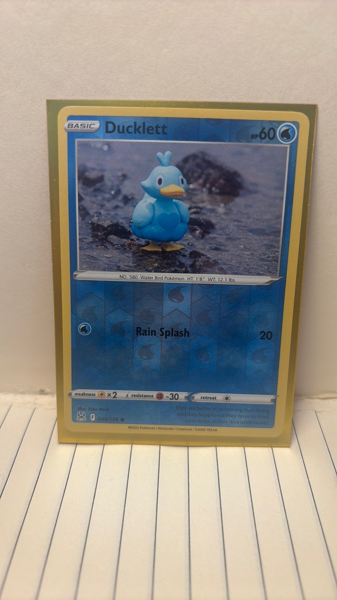 Ducklett 046/196 lost origin reverse holo pokemon kaart, Verzenden, Nieuw