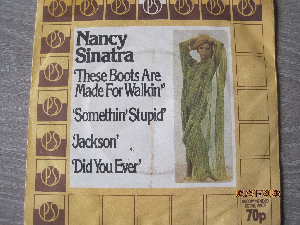Nancy Sinatra   -   Jackson + 3, 7 inch, Ophalen of Verzenden, Zo goed als nieuw, Pop
