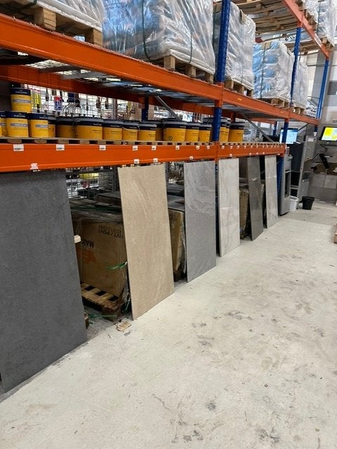 MAX SANDFEEL CREMA IN AANBIEDING VOOR 12,95 tegel–600x1200MM, 60 cm of meer, Nieuw, Ophalen of Verzenden, Minder dan 5 m²