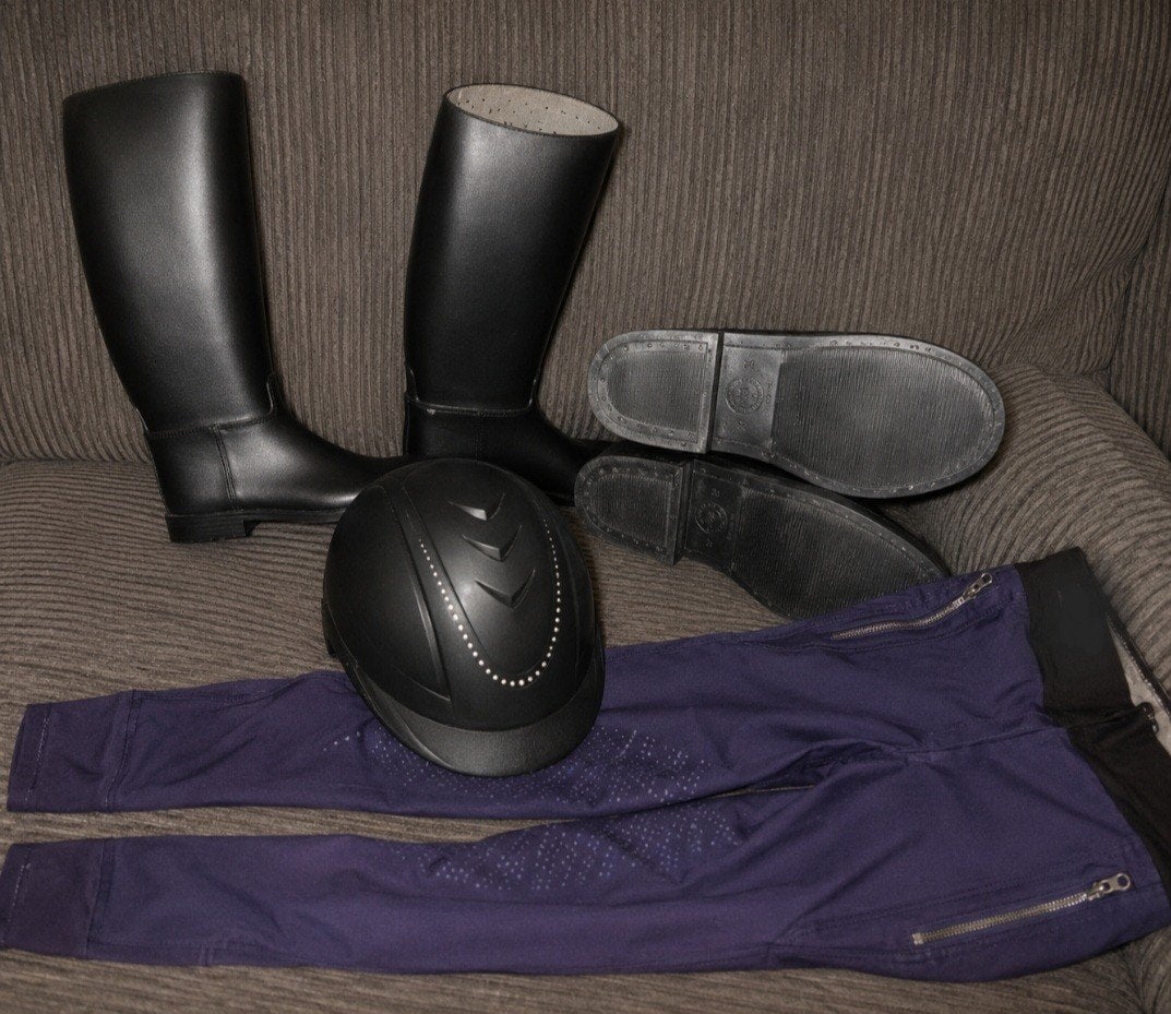 Harry horse Paardrijspullen cap laarzen broek zgn, Ophalen of Verzenden