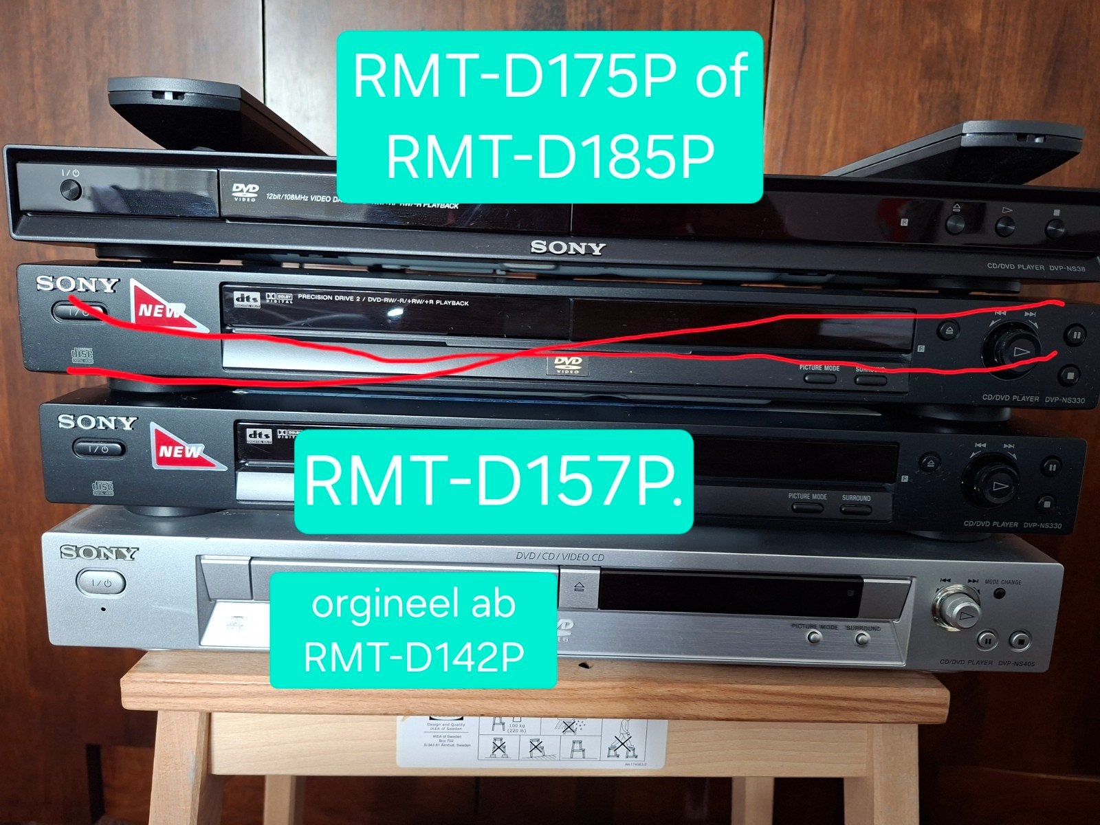 Sony Dvd-speler DVP-NS300, DVP-NS330, DVP-NS355, DVP-NS360, Audio, Tv en Foto, Ophalen of Verzenden, Zo goed als nieuw, Dvd-speler