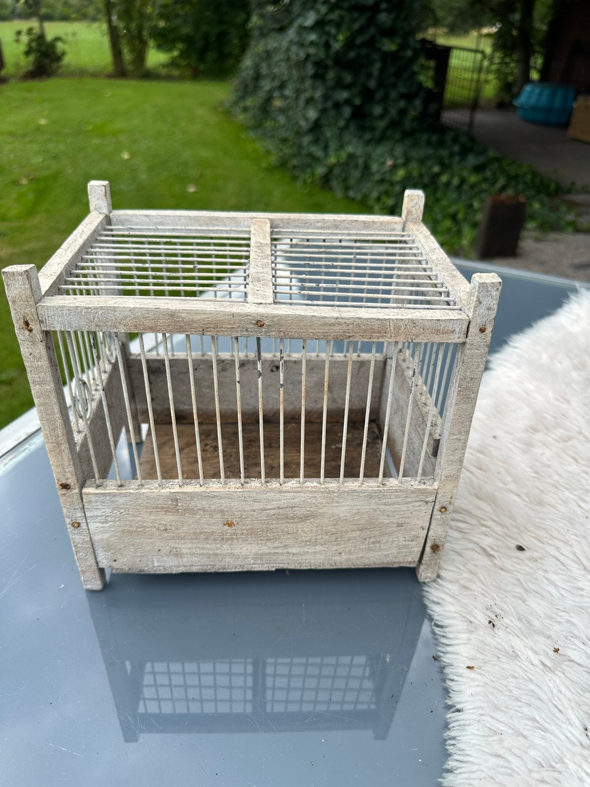 Volgelkooitje, Ophalen of Verzenden, Gebruikt, Hout, Vogelkooi