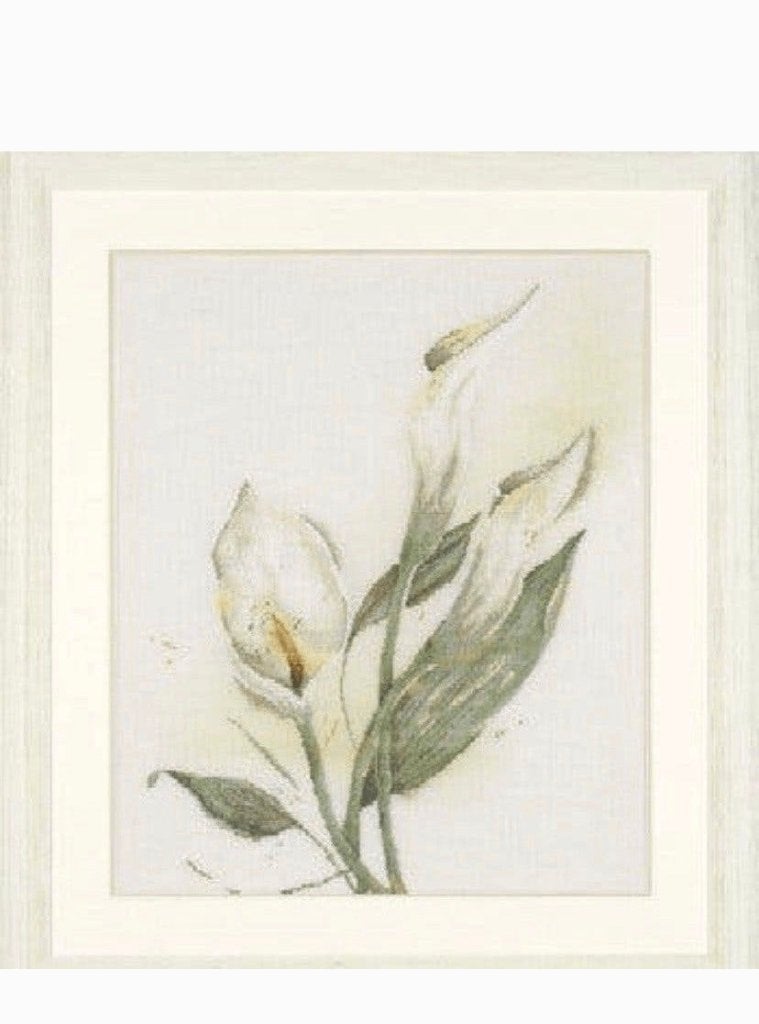 BORDUURPAKKET LANARTE CALLA LILY JAN KOOISTRA, Verzenden, Nieuw, Handborduren, Borduurpakket