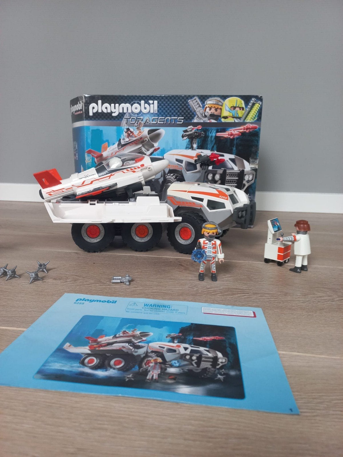Playmobil Top Agents 9255, Ophalen of Verzenden, Zo goed als nieuw, Overige series, Complete set