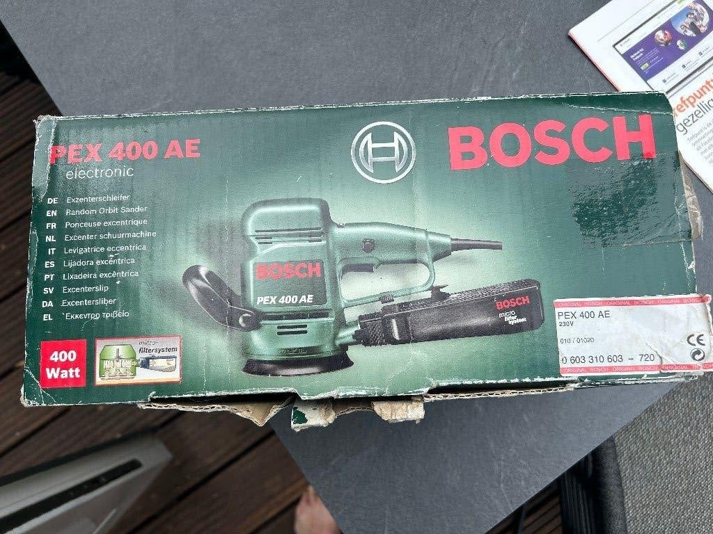 Excentrische Bosch schuurmachine, Ophalen, Gebruikt, Minder dan 600 watt, Excentrische schuurmachine