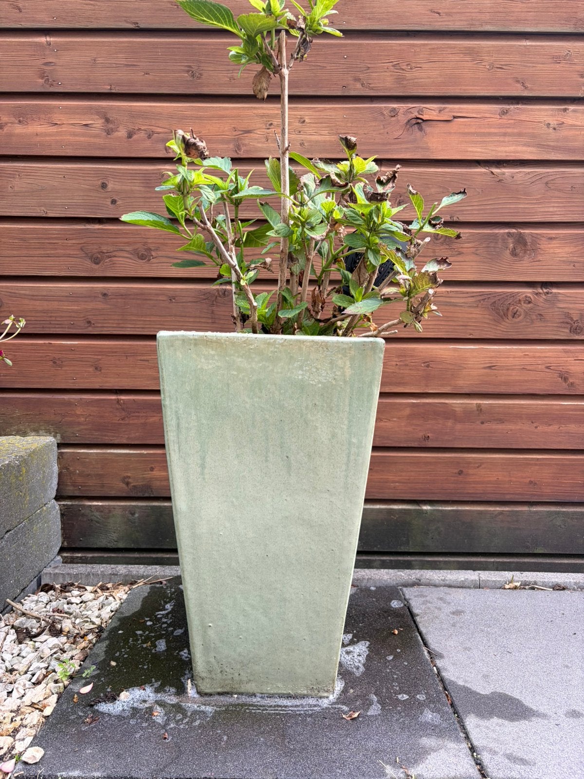 Duo bloembak voor de prijs van 1, Ophalen, Gebruikt, Vierkant, 30 tot 60 cm