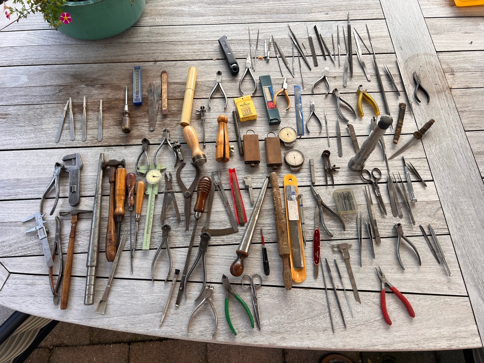 Grote collectie vintage gereedschap voor horlogemakers/juwel, Ophalen of Verzenden