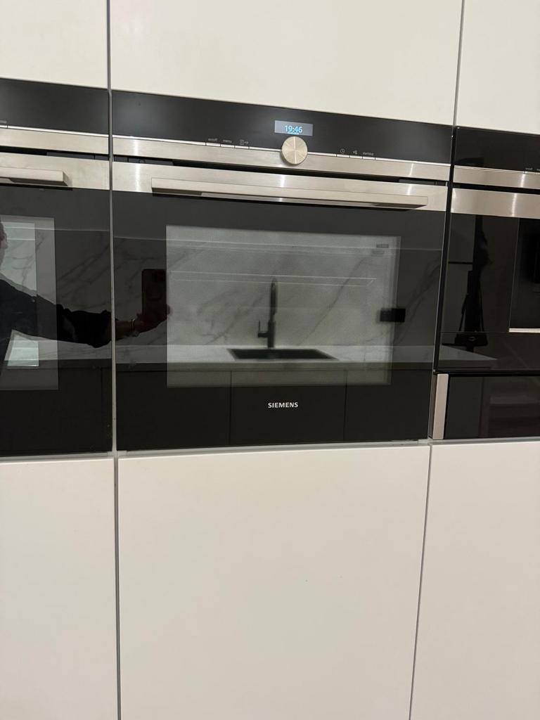 Siemens inbouw oven HB632GBS1, Ophalen, Zo goed als nieuw, Wit