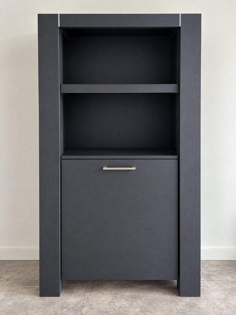 Goossens Cielo opbergkast, Ophalen, Eikenhout, Minder dan 150 cm, 150 tot 200 cm