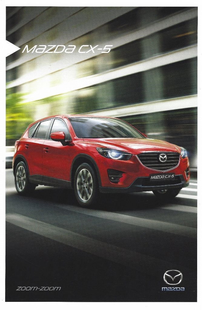 Brochure Mazda CX-5 2016, Ophalen of Verzenden, Gelezen, Mazda