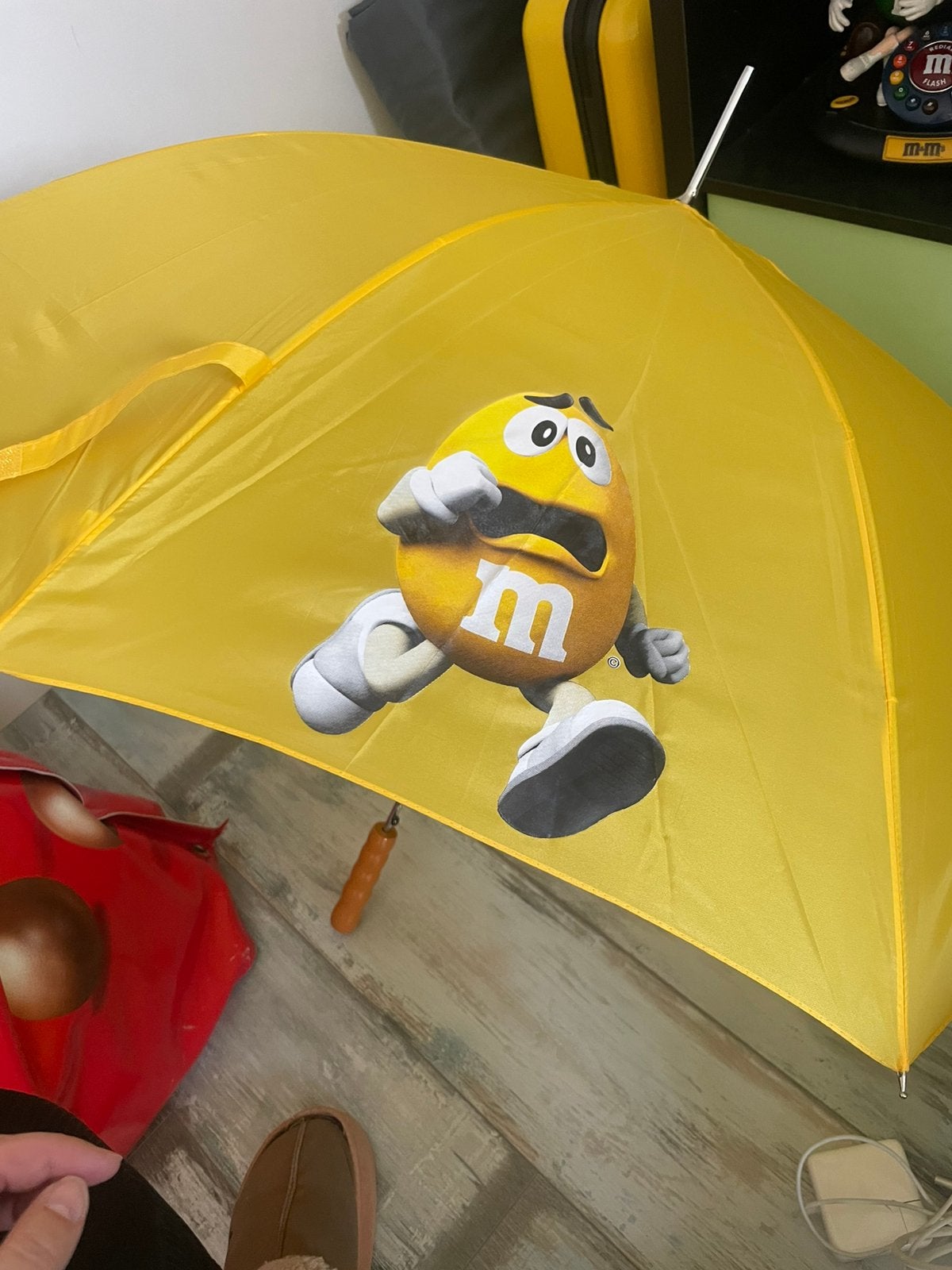 M&M paraplu geel, Ophalen of Verzenden, Nieuw