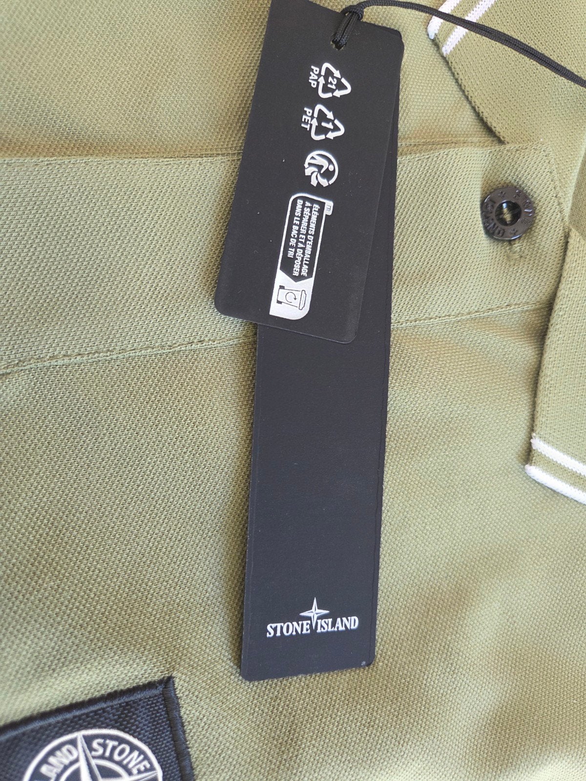 Nieuwe Stone Island Polo - Slim Fit, Ophalen of Verzenden, Nieuw, Groen, Stone Island