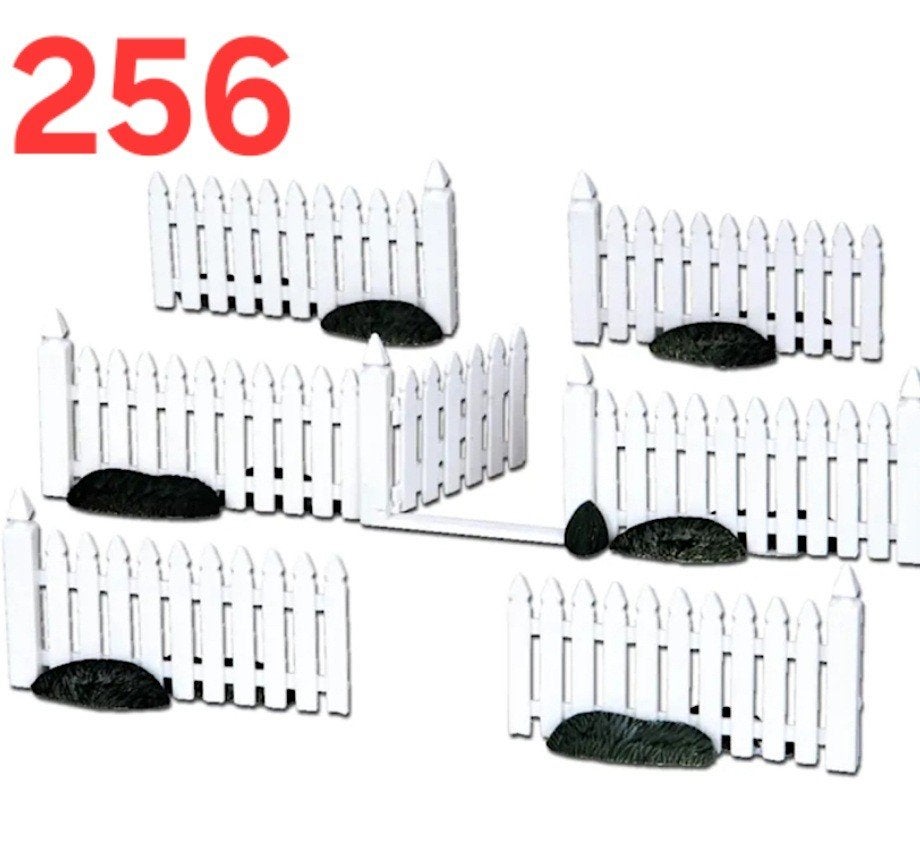 Lemax 14388 plastic picket fence jaar 2011., Ophalen of Verzenden