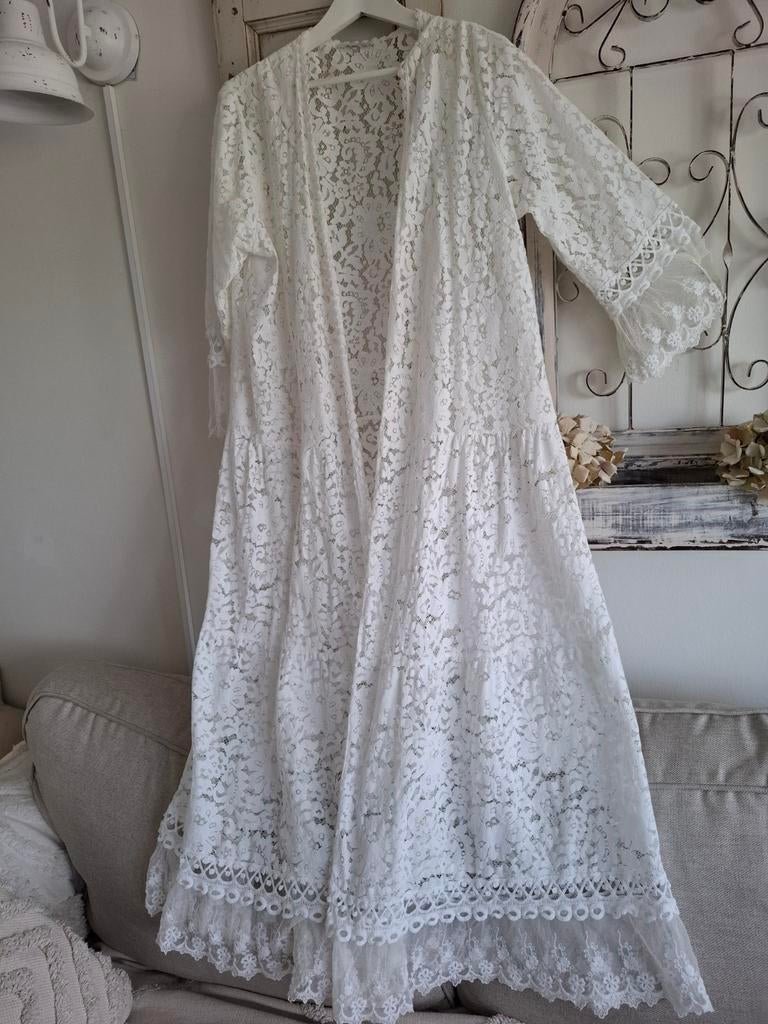 Prachtige kanten kimono - One size, Kleding | Dames, Onbekend, Ophalen of Verzenden, Nieuw